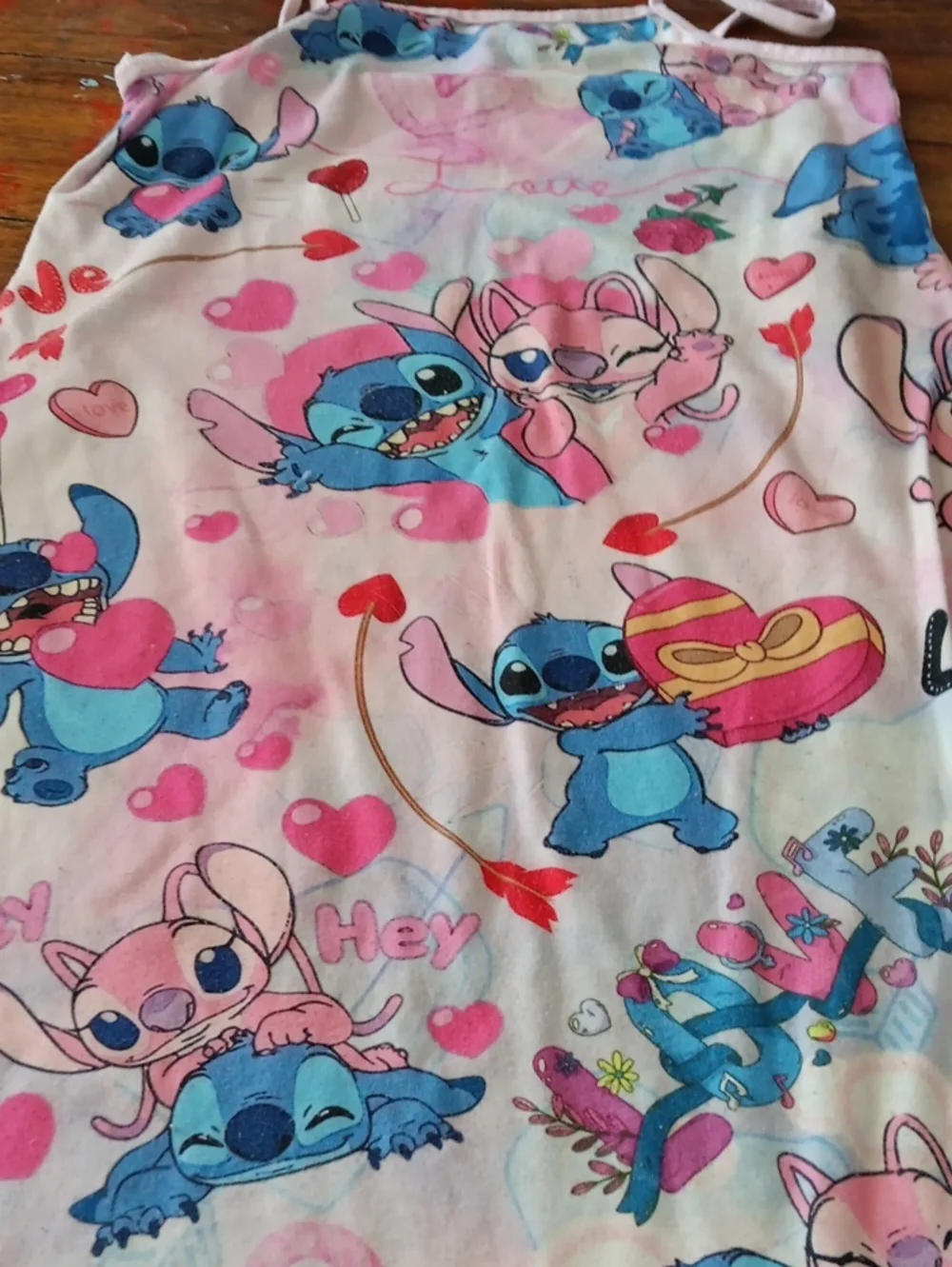 Kuromi And Stitch Graphic Tank Top Night Gowns— Black, Purple, Pink, Teal